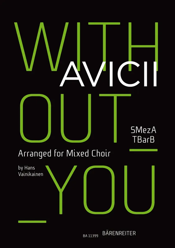 Markdown Without you (Arranged for Mixed Choir (SMezATBarB))