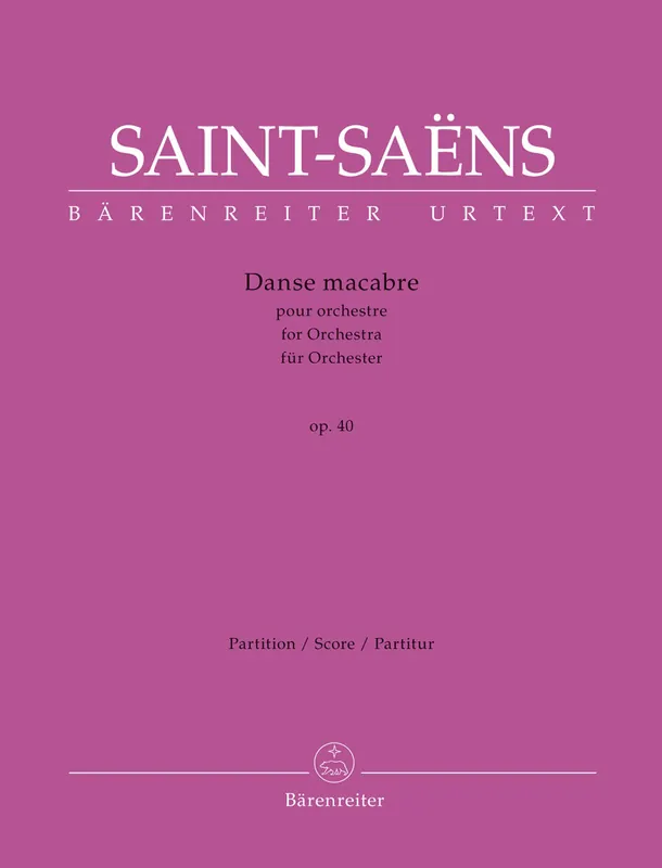 Clearance Saint-Saens Danse macabre op. 40 -Symphonic poem- (after a poem by Henri Cazalis)