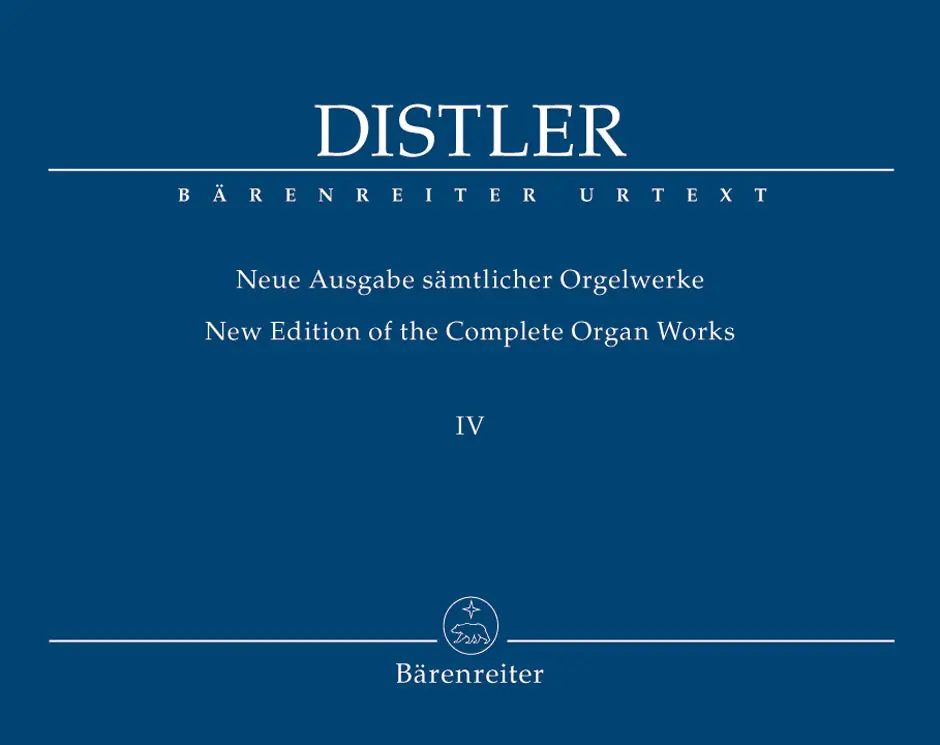 Distler Complete Organ Works Volume 4 New Release