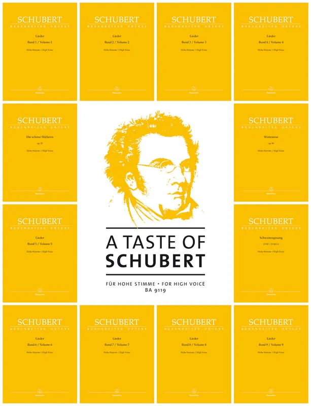 A Taste of Schubert for High Voice Worldwide Shipping
