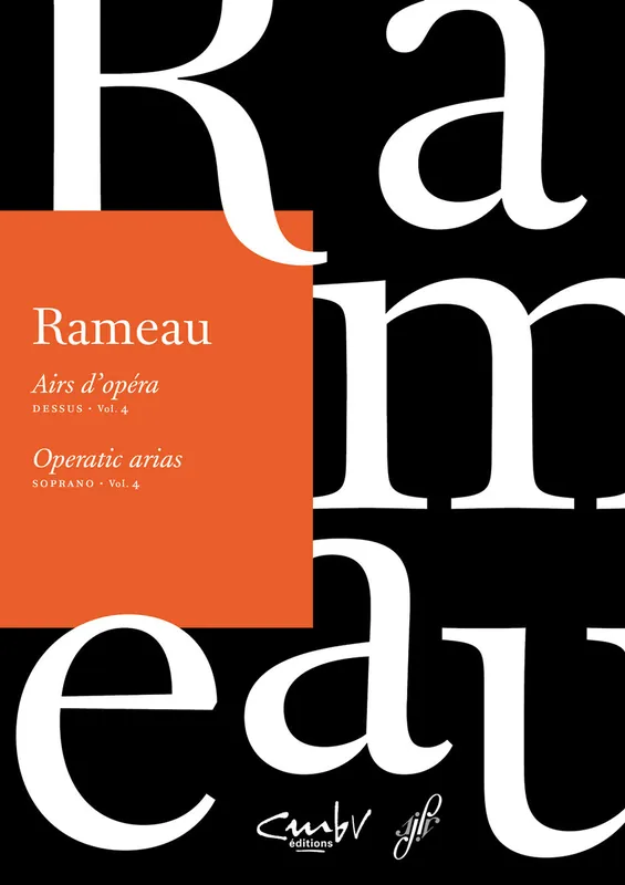 Markdown Rameau Airs d'opéra / Operatic arias. Soprano, Volume 4