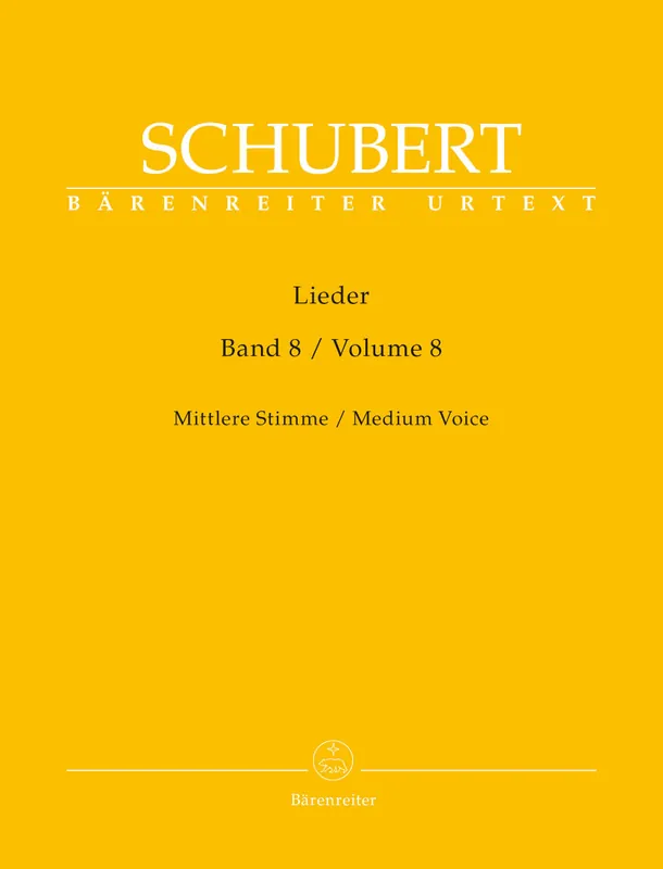 Same Day Shipping Schubert Lieder, Volume 8 (Medium voice)