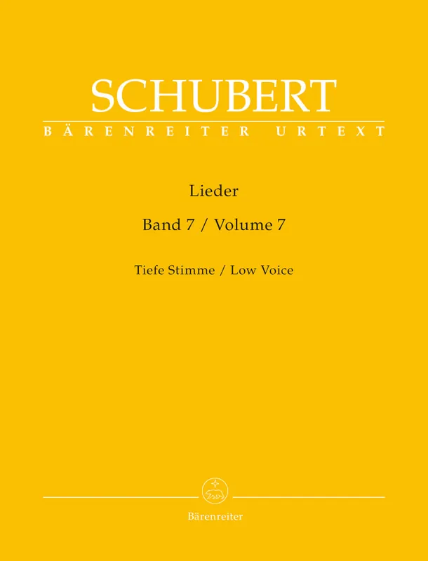 Schubert Lieder, Volume 7 (Low Voice) Budget