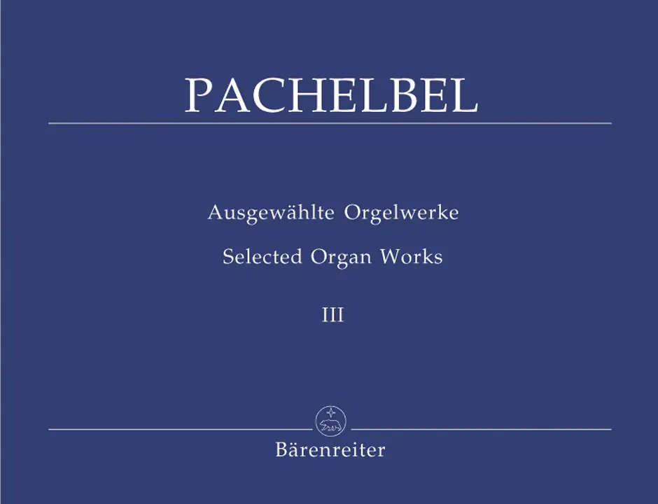 Pachelbel Selected Organ Works, Volume 3 -Chorale Preludes, Part II- Holiday Sale