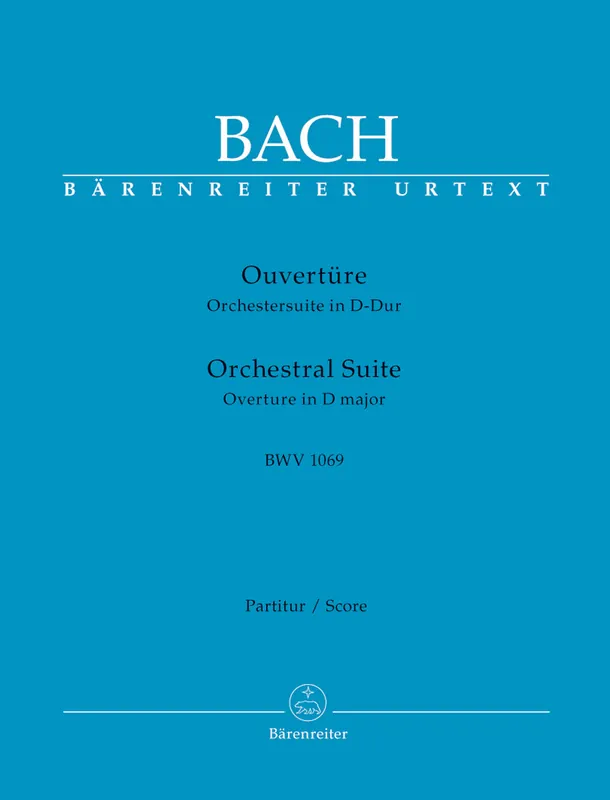 Bach Orchestral Suite (Overture) D major BWV 1069 Full Score Free Returns