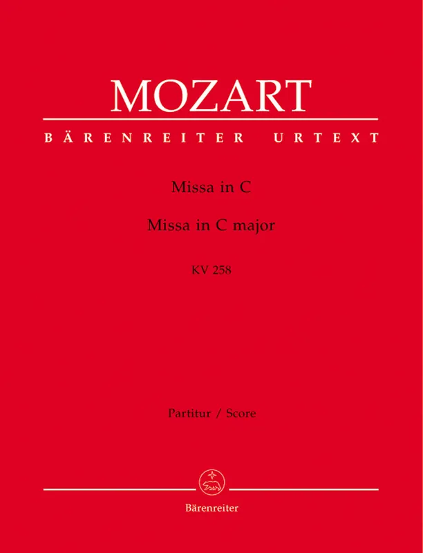 Big Sale Mozart Missa C major K. 258