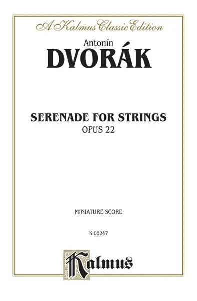 Dvořák: Serenade for Strings, Opus 22 Seasonal Sale