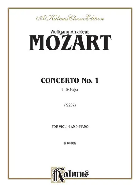 Same Day Shipping Violin Concerto No. 1, K. 207