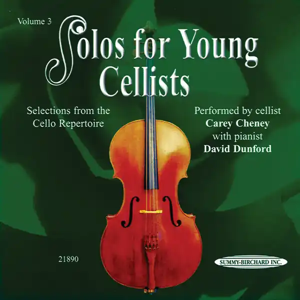 Solos for Young Cellists CD, Volume 3 New Arrival