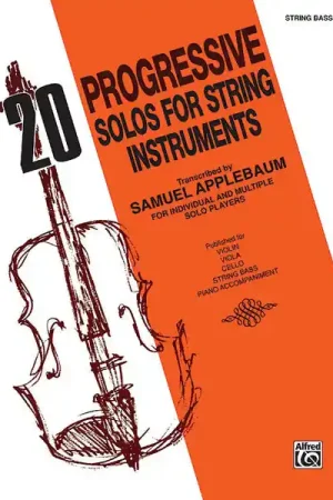 20 Progressive Solos for String Instruments Same Day Shipping