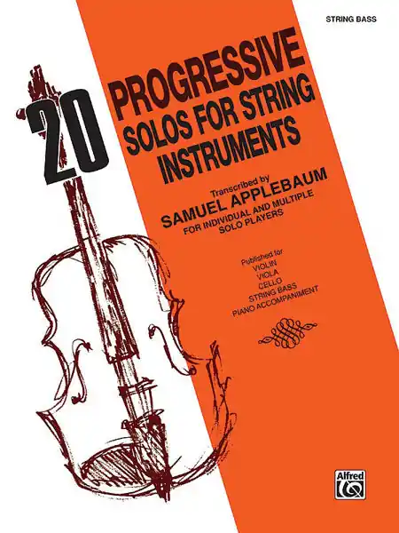 20 Progressive Solos for String Instruments Same Day Shipping