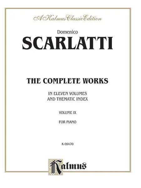 Price Drop Scarlatti The Complete Works, Volume IX (In Eleven Volumes and Thematic Index)