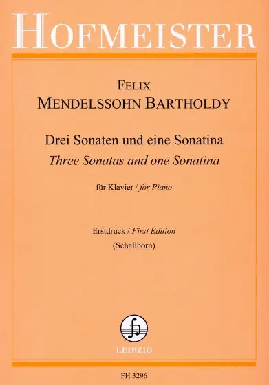 Mendelssohn Three Sonatas and One Sonatina Fan Favorite