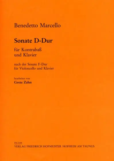 Marcello Sonata D Major Weekend Sale
