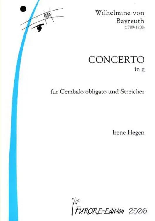 Get Yours Wilhelmine von Bayreuth Concerto in G