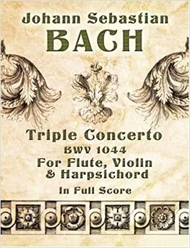 One Day Deal Bach Triple Concerto, BWV 1044, for Flute, Violin and Harpsichord
