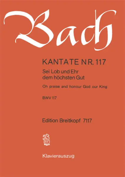 Bach Cantata No. 117 Factory Price