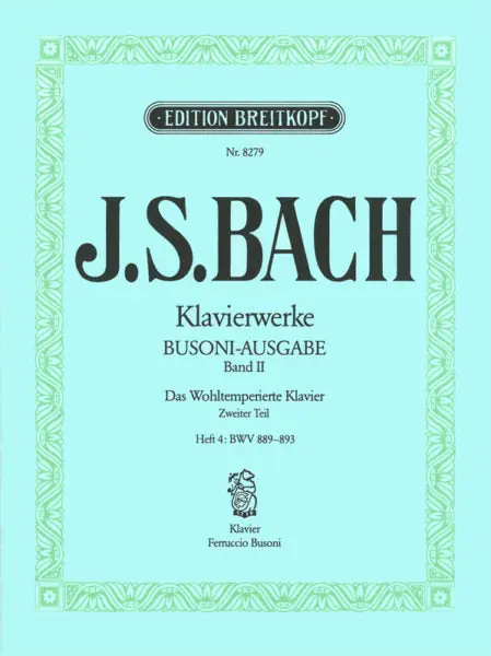 Reduced Price Bach Well-tempered Clavier, Book 2 - Vol. 4