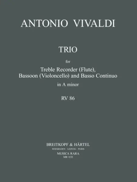 Sale Vivaldi Trio in in A minor RV 86