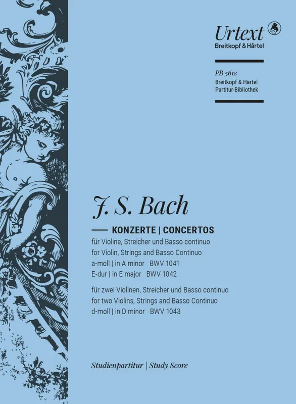 Bach Violin Concertos: study score to BWV 1041, BWV 1042, BWV 1043 Fresh Stock