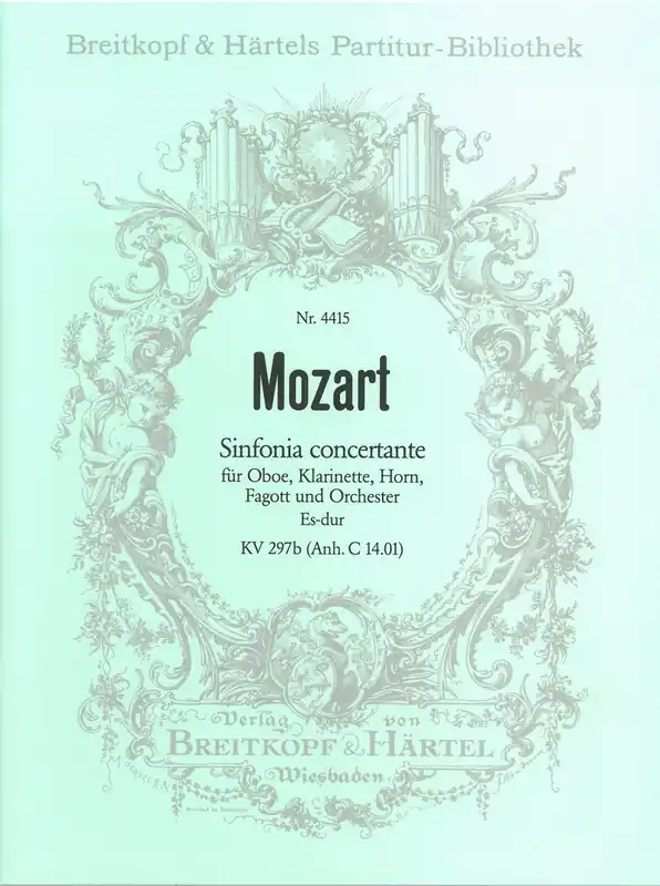 Mozart Sinfonia concertante in Eb major K. 297b (App. C 14.01) Full Score Holiday Sale