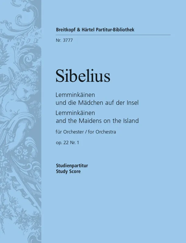 Sibelius Lemminkainen and the Maidens on the Island Op. 22/1 Study Score New Release