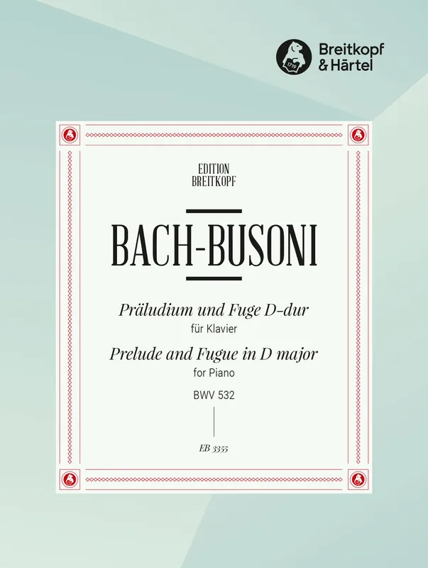 Busoni Bach Prelude Fugue in D major BWV 532 for Piano Viral