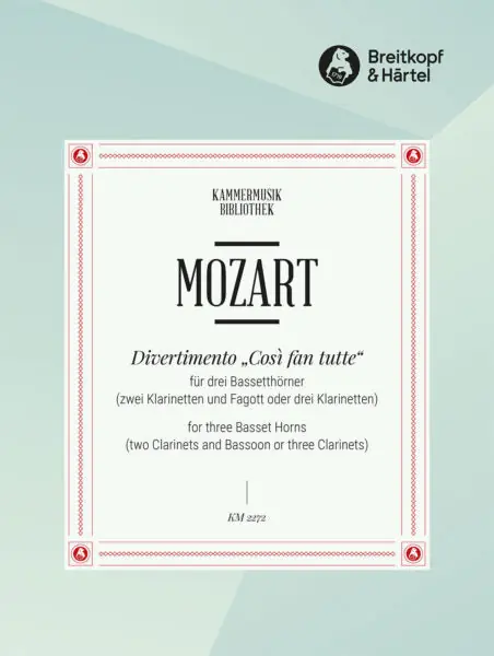 Mozart Divertimento “Così fan tutte” Original