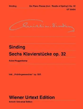 Buy Online Sinding: 6 Piano Pieces - op. 32