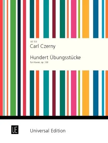 Worldwide Shipping Czerny 100 Exercises for piano - op. 139