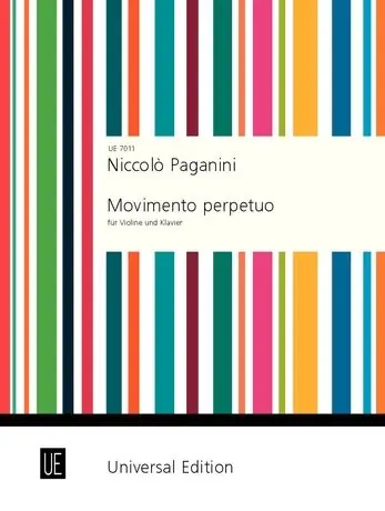 Save Now Paganini: Movimento perpetuo for violin and piano