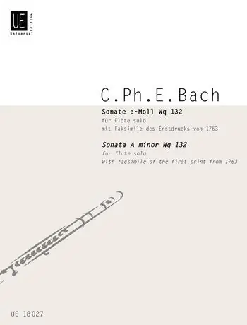 C.P.E. Bach SonataA minor for flute Wq. 132 Authentic