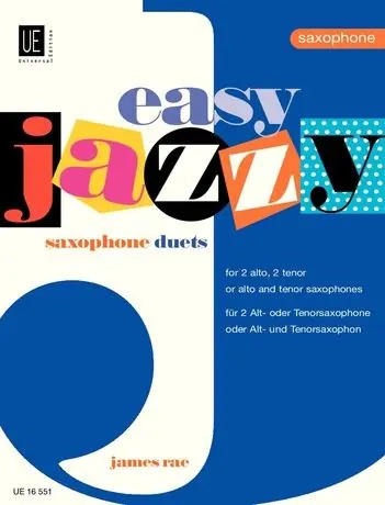 Buy Direct Rae: Easy Jazzy Saxophone Duets for 2 saxophones (AA/TT/AT)