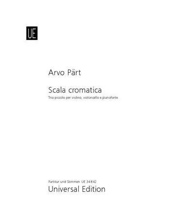 Pärt: Scala cromatica - Violin, Cello and Piano Warranty Included