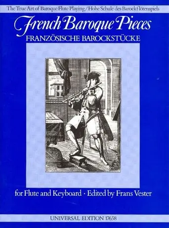 French Baroque Pieces for flute and basso continuo Fast Shipping