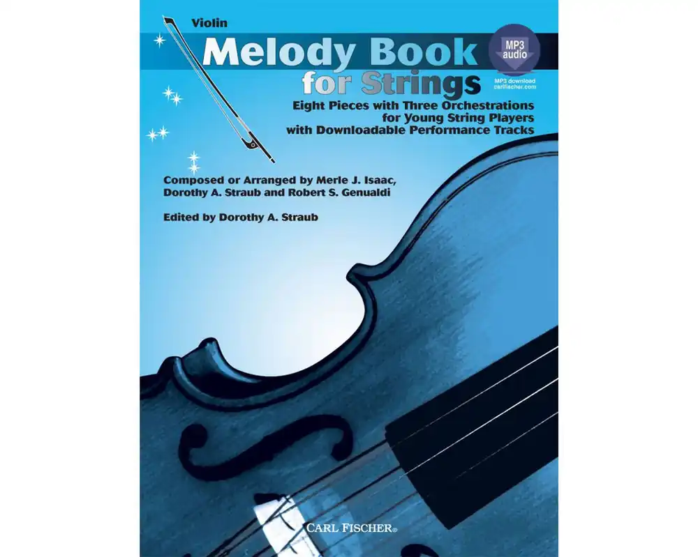 Worldwide Shipping Melody Book for Strings for Violin