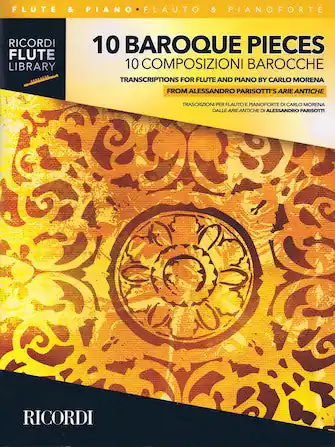 10 Baroque Pieces for Flute and Piano No Minimum Order