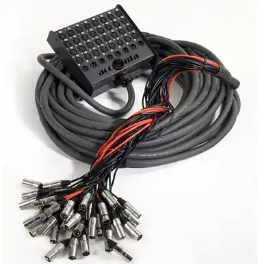 Accenta ACC-83215 32-In / 8-Out XLR Stage Box – 150 ft Cable Free Returns