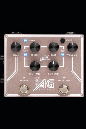 Aguilar AG Preamp Breast Cancer Awareness Month Rose Gold Shop Now