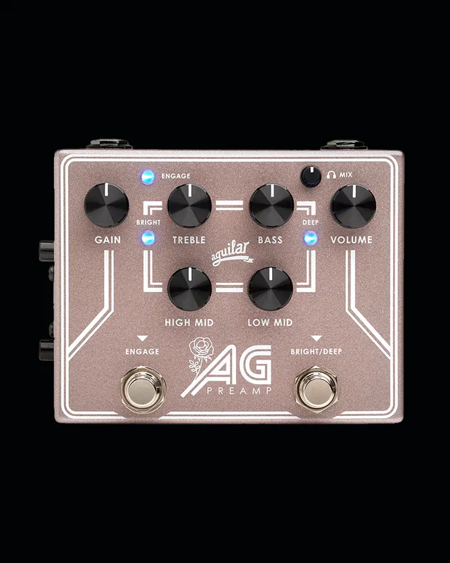 Aguilar AG Preamp Breast Cancer Awareness Month Rose Gold Shop Now