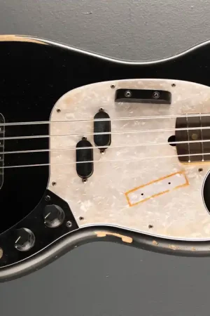 Affordable JMJ Road Worn Mustang Bass - Black– Dave's Guitar Shop