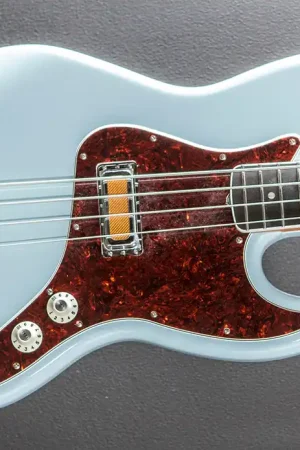 While Supplies Last Gold Foil Jazz Bass - Sonic Blue– Dave's Guitar Shop
