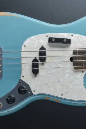 Worldwide Shipping JMJ Road Worn Mustang Bass - Faded Daphne Blue– Dave's Guitar Shop