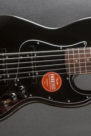 Affinity Series Jazz Bass VI - Black Metallic– Dave's Guitar Shop Direct From Factory