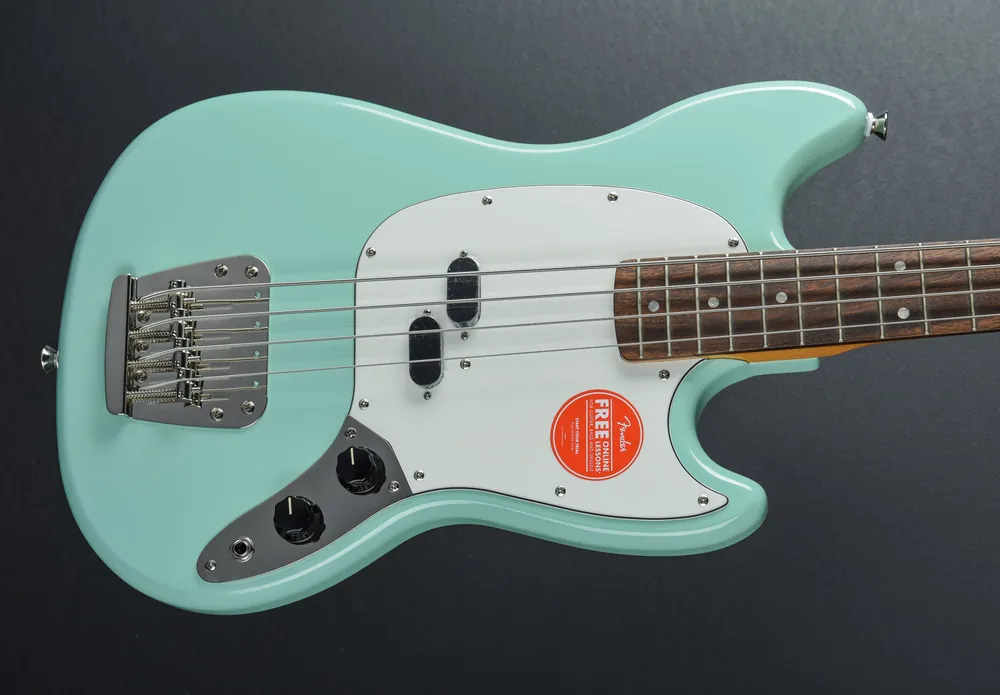 Affordable Classic Vibe 60’s Mustang Bass - Surf Green– Dave's Guitar Shop