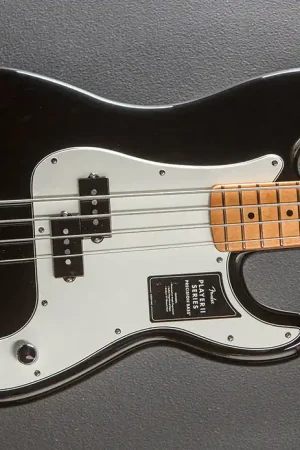 Super Sale Player II Precision Bass - Black w/Maple– Dave's Guitar Shop