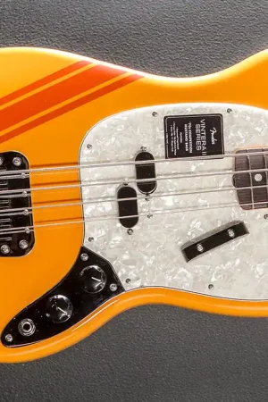 Top Pick Vintera II 70's Competition Mustang Bass - Competition Orange– Dave's Guitar Shop