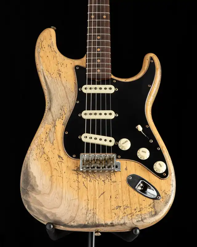 Fender Custom Shop Poblano Stratocaster Super Heavy Relic Aged Natural Price Drop