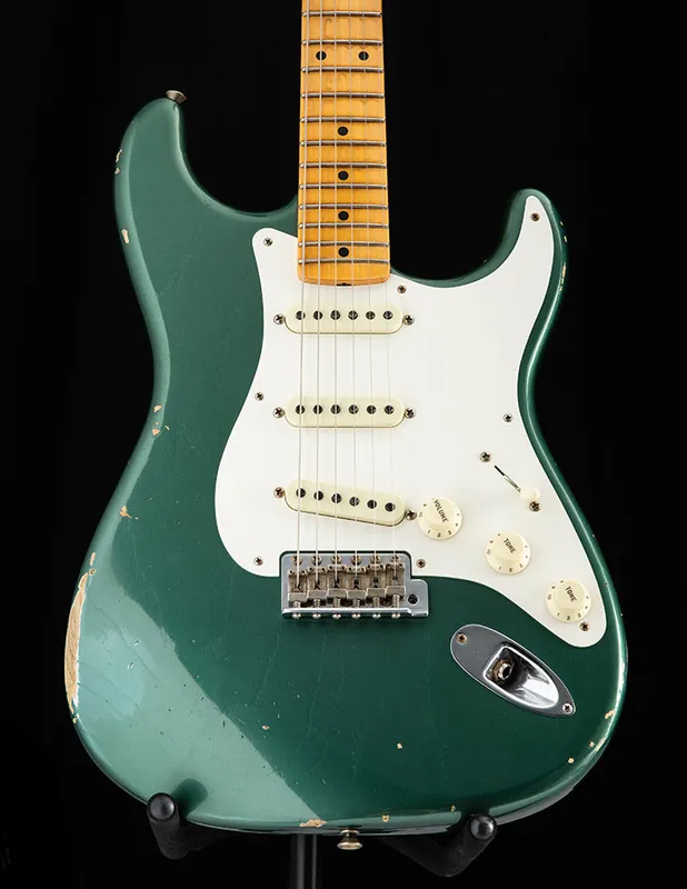 Hassle-Free Returns Used Fender Custom Dual Mag Relic Stratocaster Electric Guitar