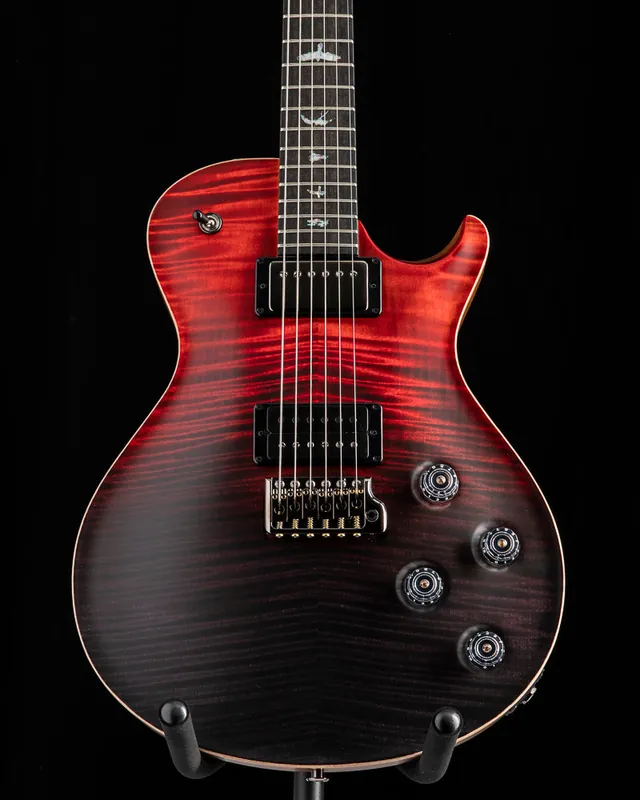 Mega Sale Paul Reed Smith Wood Library Tremonti Satin Fire Red Black Fade Brian'